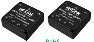 URA4824YMD-20WR3-Hi_Link 电源模块产品图- 20 W - 功率 24 VDC