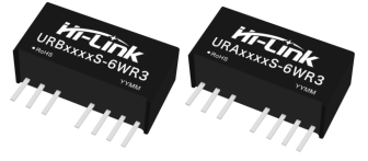URA2415S-6WR3-Hi_Link 电源模块产品图- 6 W - 功率 15 VDC
